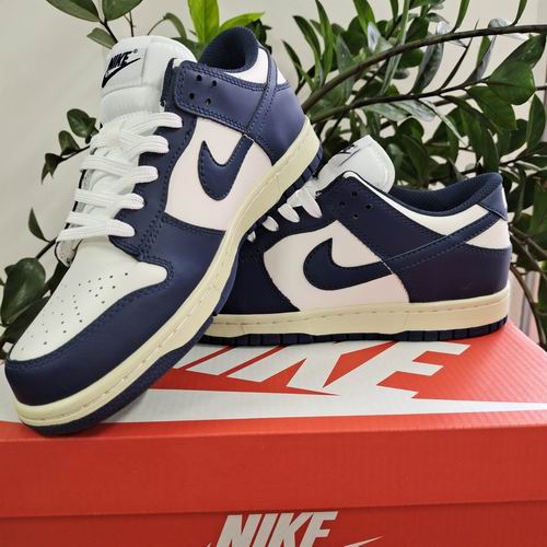 Cheap Nike Dunk Shoes Wholesale Men and Women Navy Blue-164